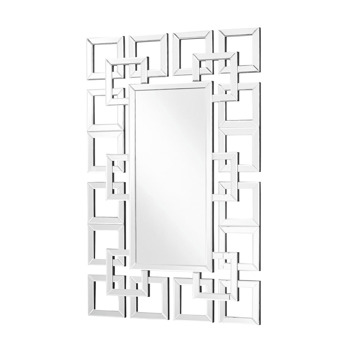 Sparkle 47.5 In. Contemporary Rectangle Mirror In Clear