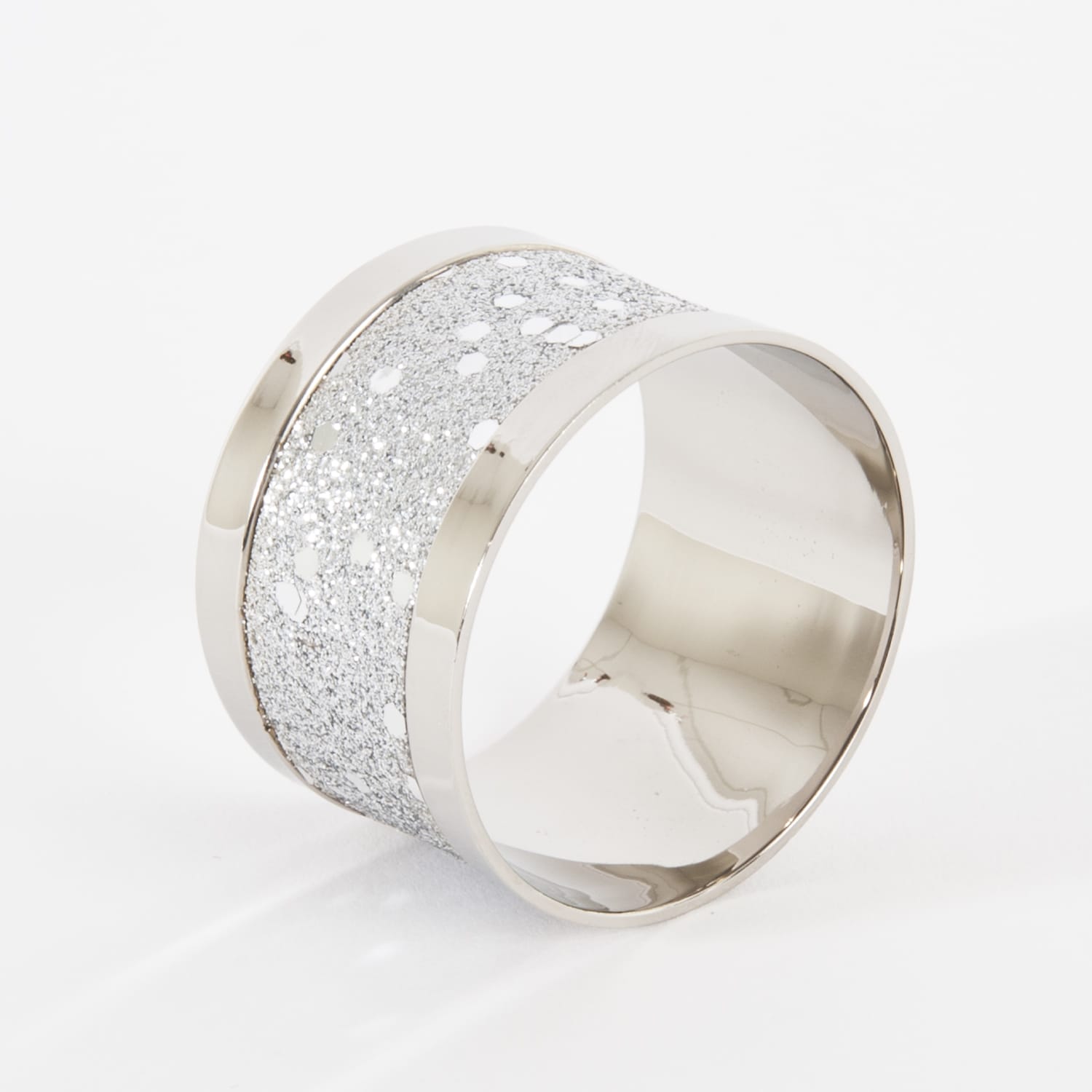 Sparkling Design Napkin Rings Set Of 4