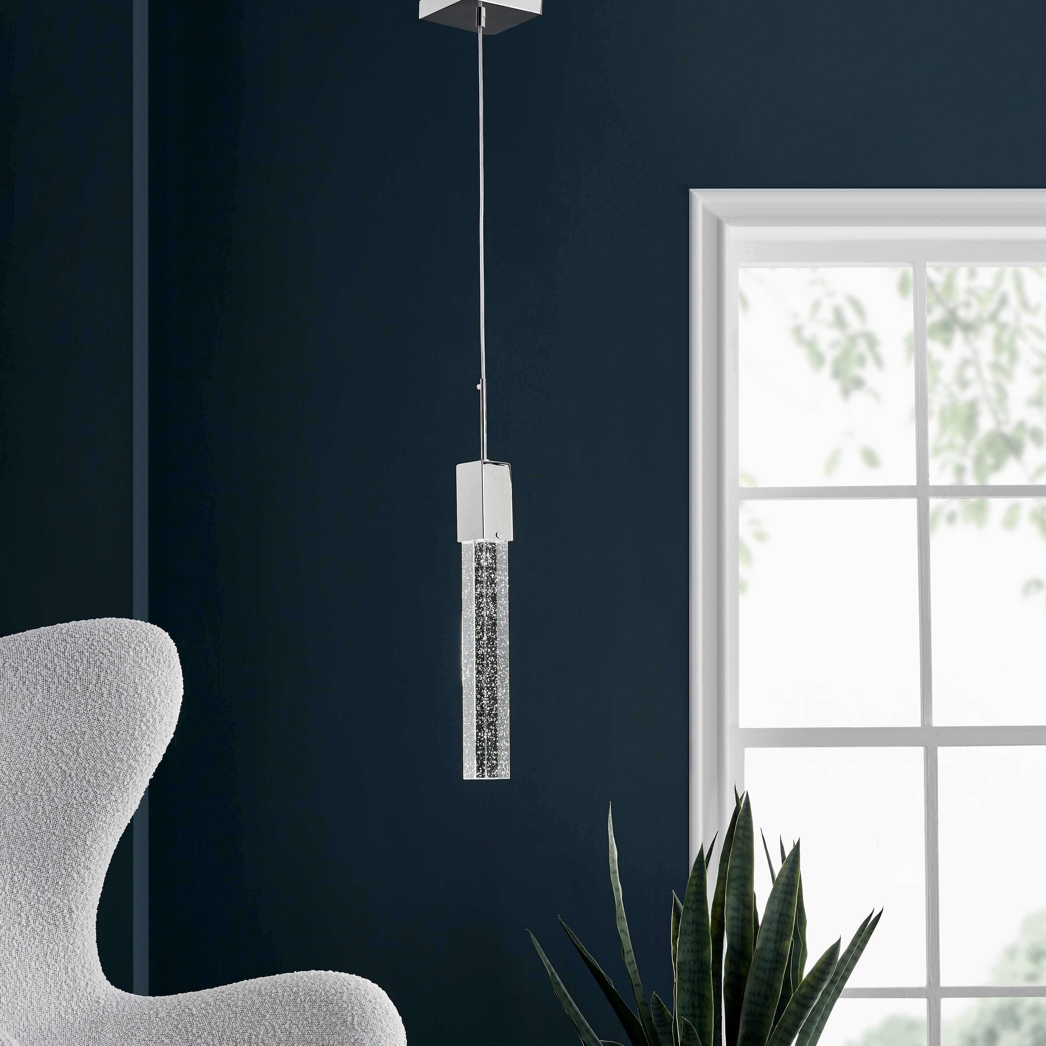 Finesse Lighting Sparkling Night Single Pendant