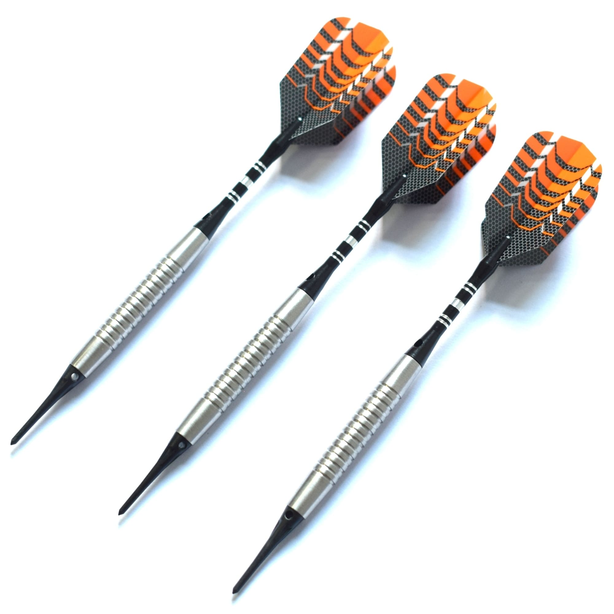 Spartan Soft Tip Darts Set Includes 3 Darts With Aluminum Shafts 3 Extra Poly Flights Dart Wrench And Case Black