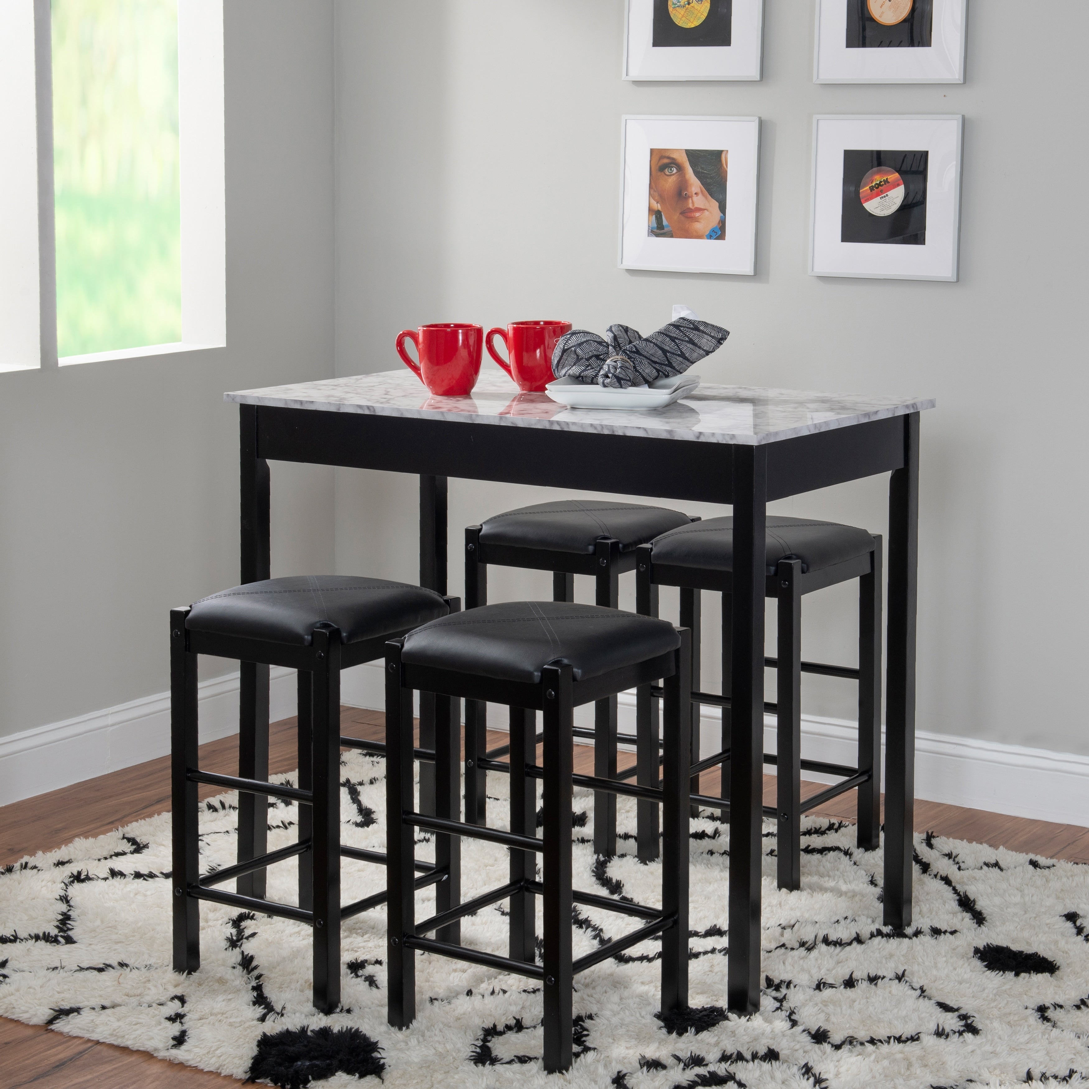 Speakeasy Backless 25 Inch Counter Stools Set Of 2