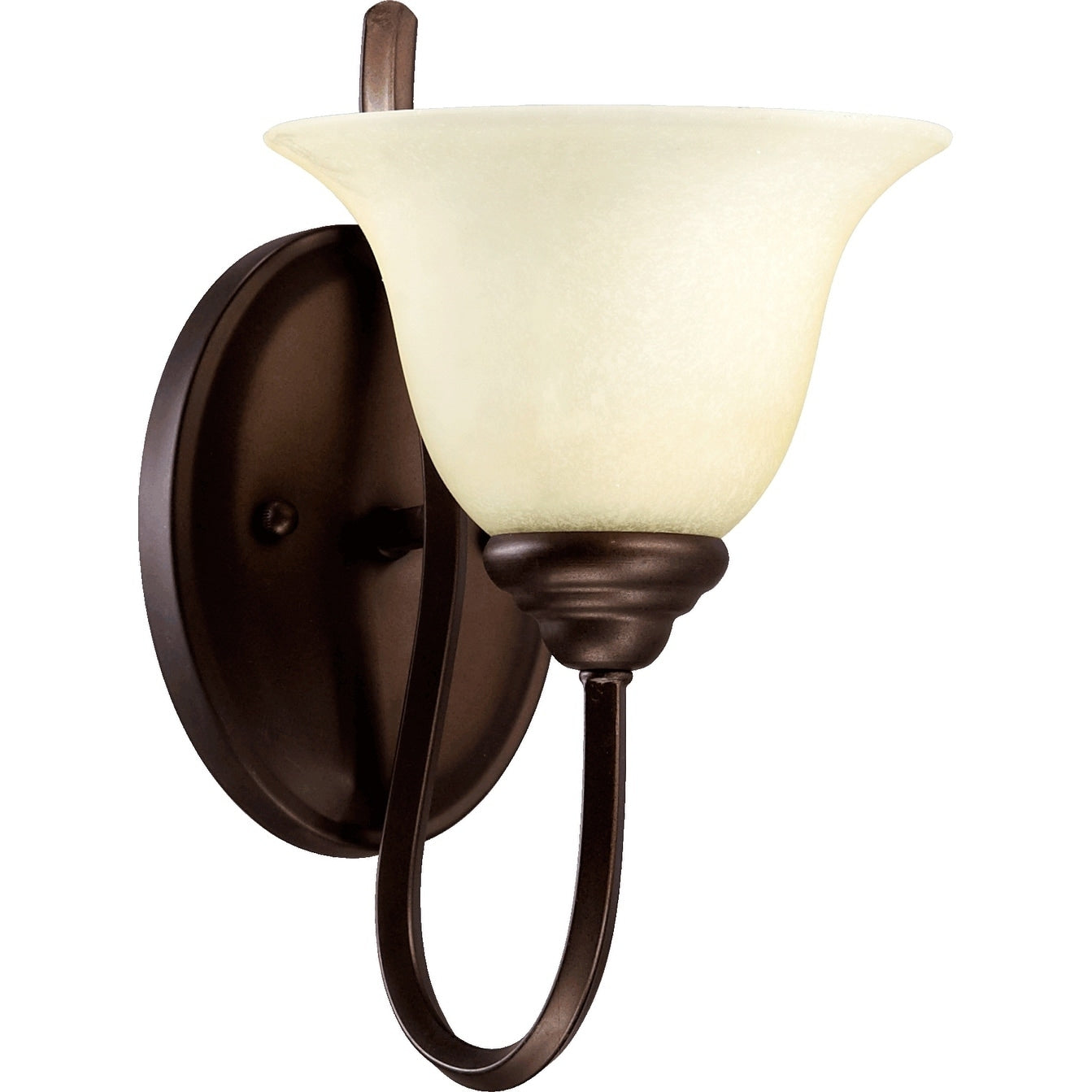 Spencer Oiled Bronze And Amber Scavo 1 Light Wall Light