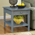 Spencer Square Unfinished Solid Parawood End Table