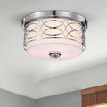 Spenn 3 Light Chrome Design Flush Mount Ceiling Lamp