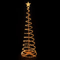 6 Clear Lighted Spiral Cone Tree Outdoor Christmas Decoration