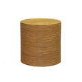 Spiral Rattan Round Side Table