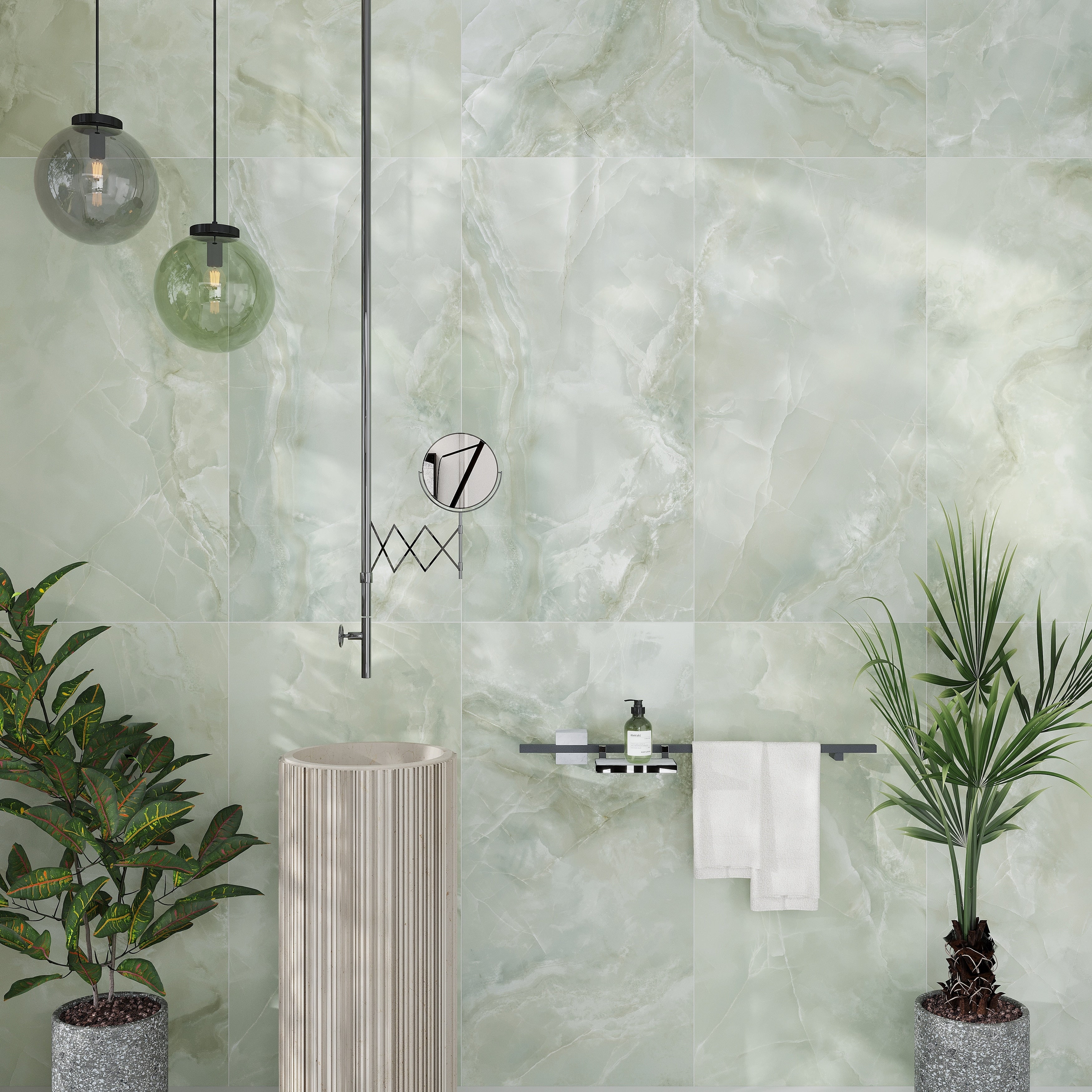 Splendor 24X48 In. Honed Porcelain Crosscut Large Wall And Floor Tile 15.5 Sq Ft Case 2 Pack