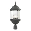 Spring Lake 23 High 3 Light Outdoor Post Light Matte Textured Black 23 Inch H