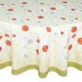 Springfields Multicolored Round Cotton Tablecloth