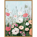 Springtime Meadow Blossoms Ii By Hannah Dawson Framed Canvas Wall Art