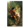 Springtime By Pierre Auguste Cot Gallery Wrapped Canvas Giclee Art 35 In X 21 In