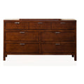 Sprucely Trimmed Select Solids Veneer Dresser Brown