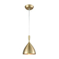 Gold Brass Single Light Pendant