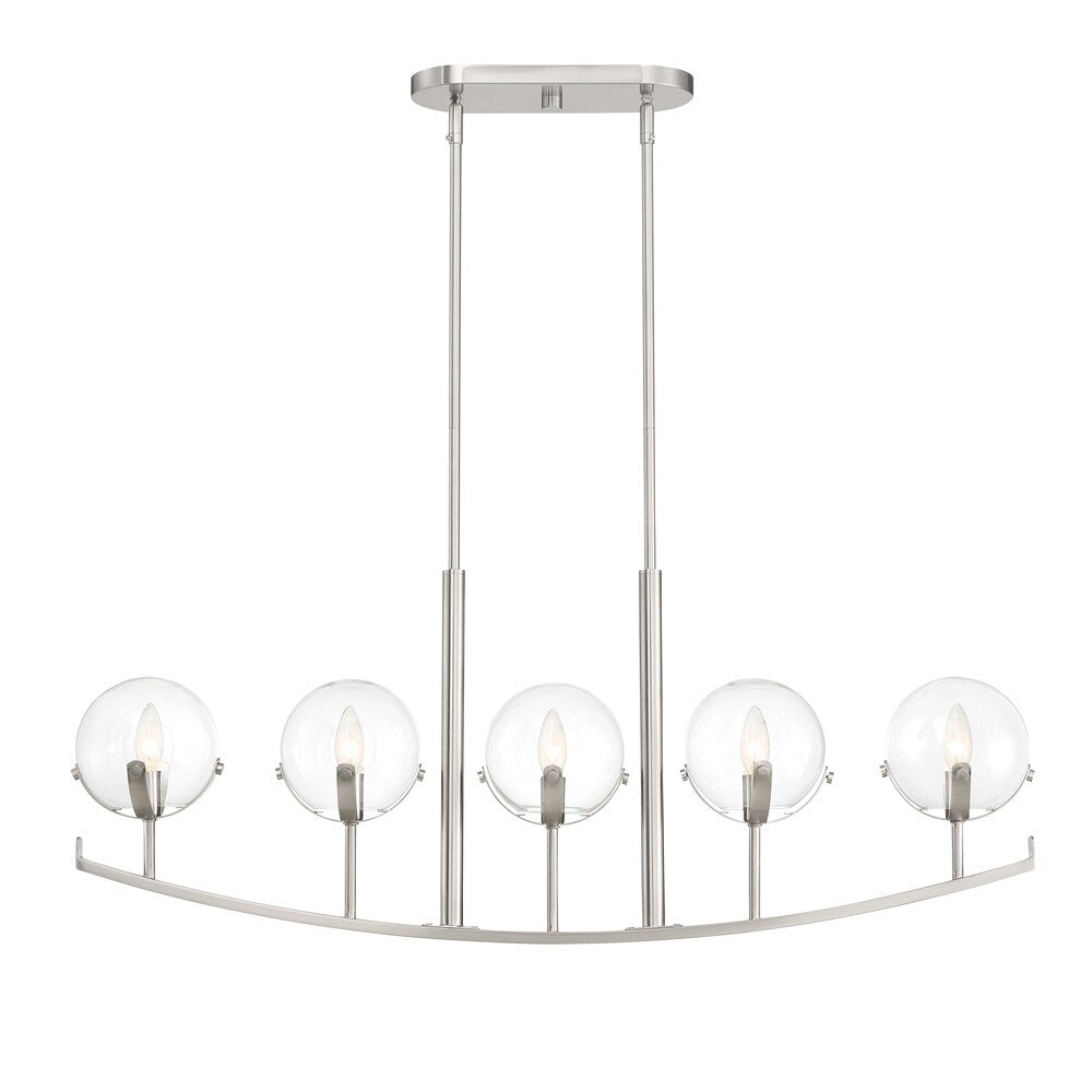 Spyglass 5 Light Island Chandelier Satin