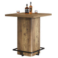 Square Bar Table 39.37 High Pub Table For Small Bars