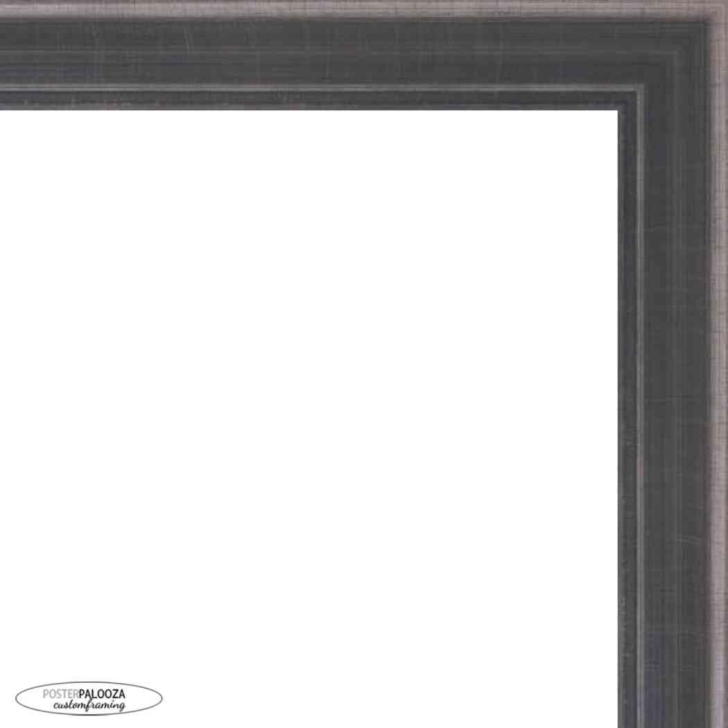 Square Elegant Silver Picture Frame Uv Acrylic Foam Board Backing Hanging Hardware