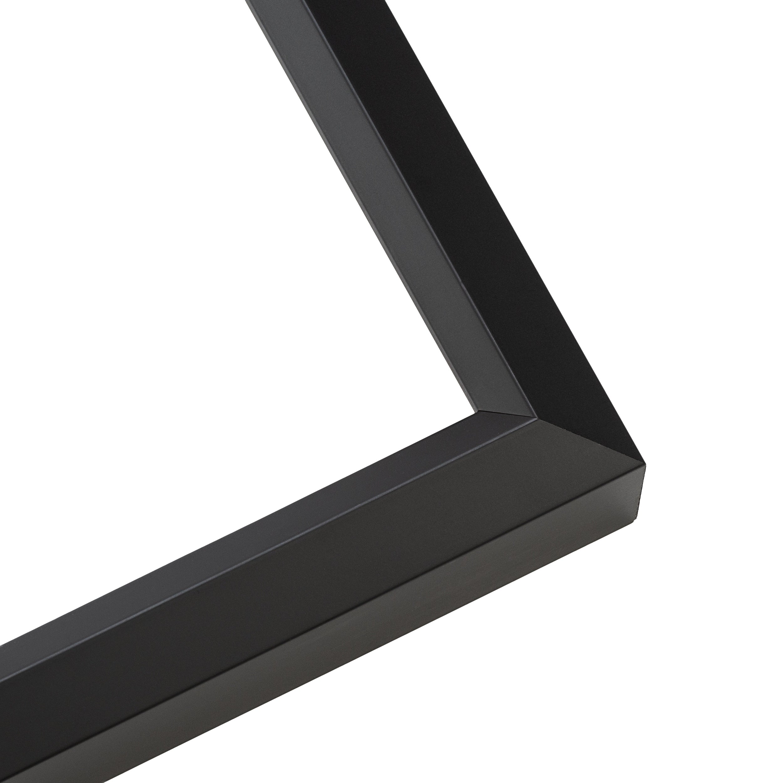 Square Minimalist Shadow Box Black Picture Frame Uv Acrylic Backing Hanging Hardware