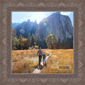 Square Museum Silver Picture Frame Uv Acrylic Foam Board Backing Hanging Hardware
