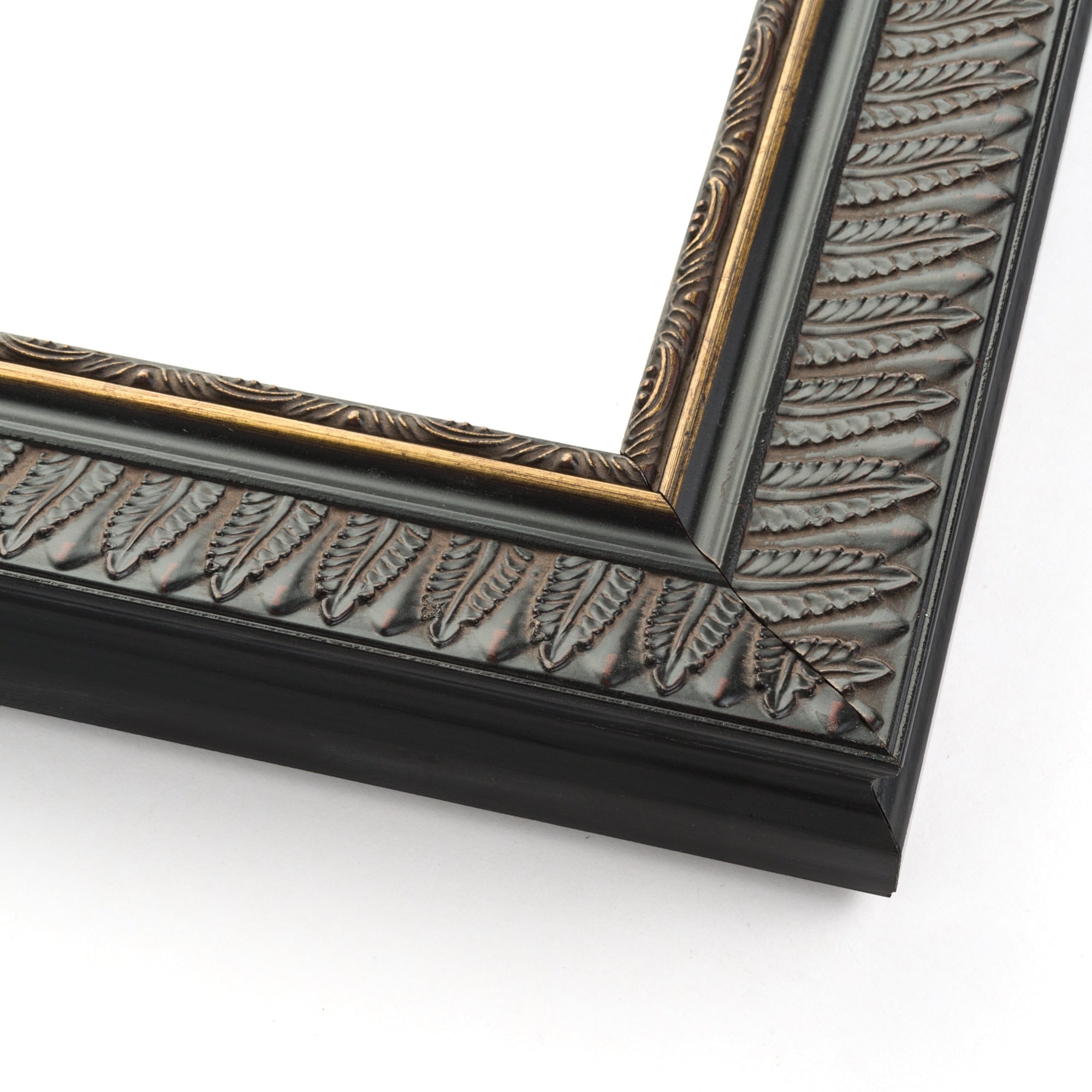 Square Ornate Black Picture Frame Uv Acrylic Foam Board Backing Hanging Hardware