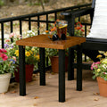 Square Outdoor Side Table 17.3 H X 17.7 D X 17.7 W