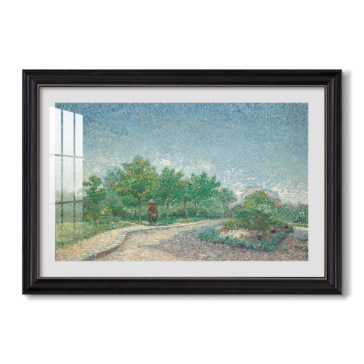 Square Saint Pierre Paris 1887 Vincent Van Gogh Custom Framed Print