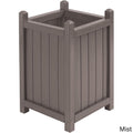 Square Tall All Weather Composite Crown Planter 16 Inches