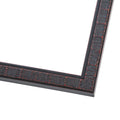 Square Textured Brown Picture Frame Uv Acrylic Foam Board Backing Hanging Hardware