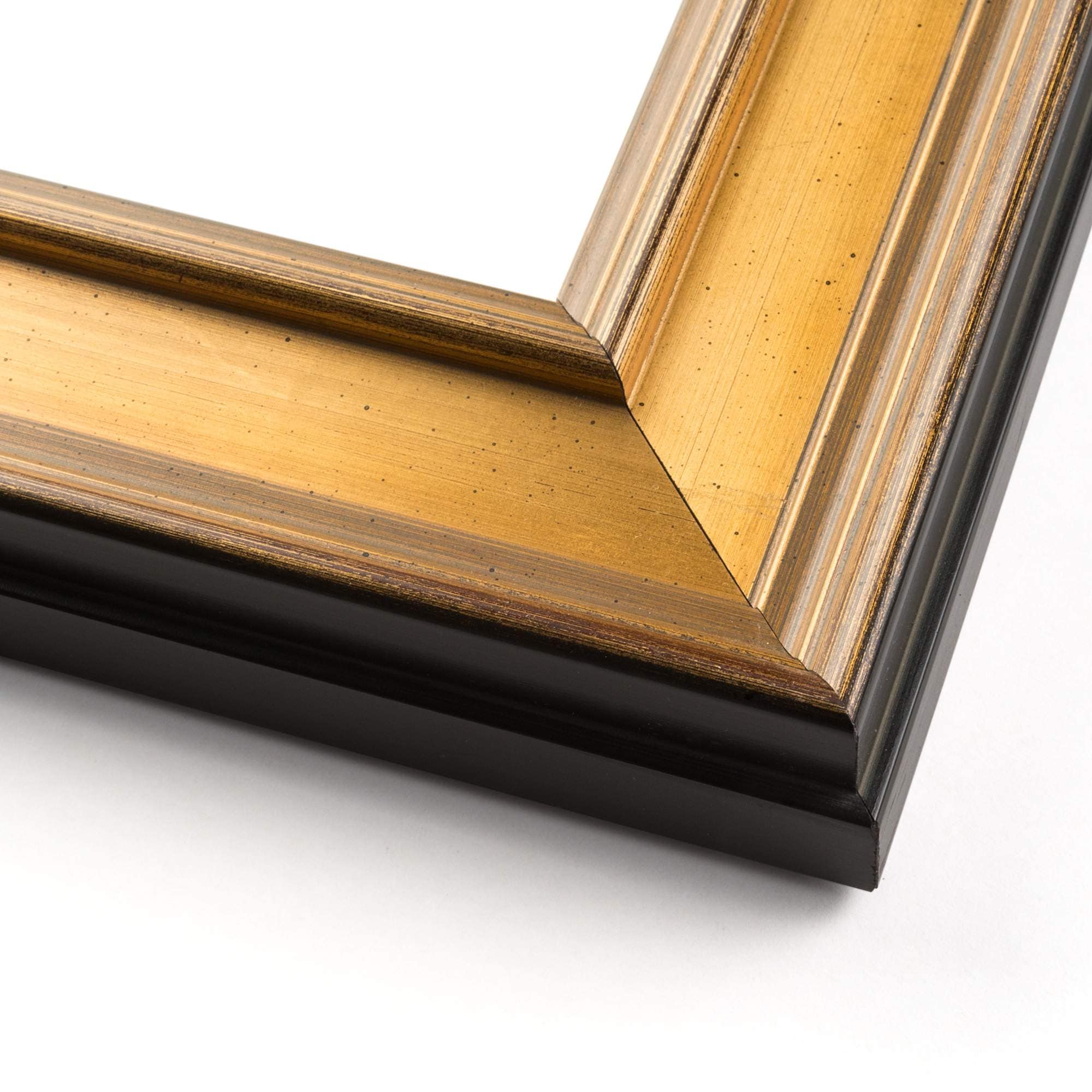 Square Traditional Gold Picture Frame Uv Acrylic Foam Board Backing Hanging Hardware