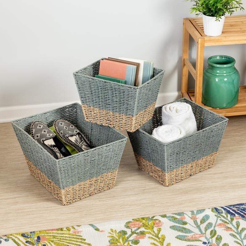Square Baskets 3 Pieces