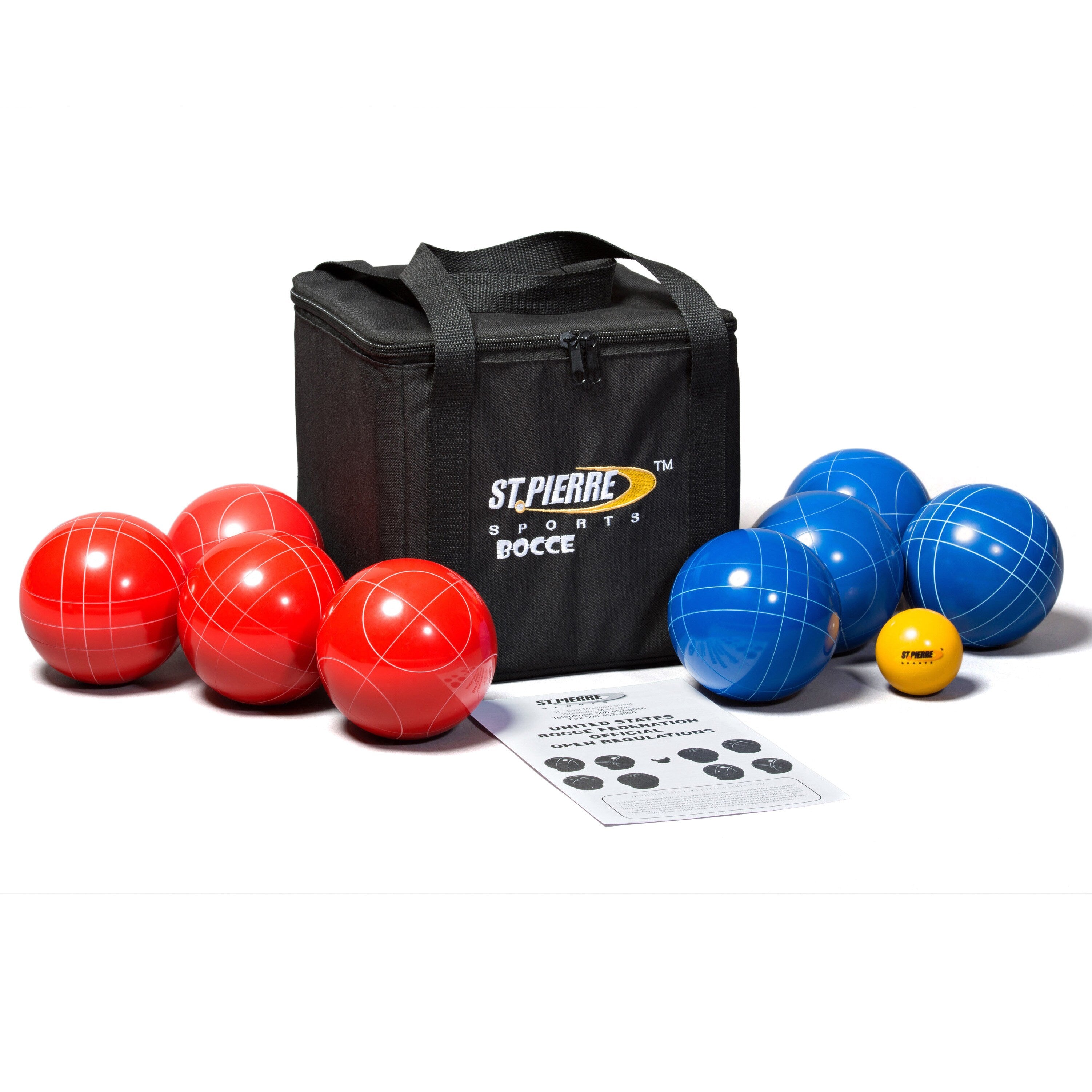 St. Pierre Sports Bocce Set With Nylon Carry Bag