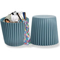 2Xhome Modern Plastic Seat No Back Dining Chairs End Table Cupcake For Living Room Dining Room Bedroom