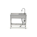Stainless Steel Utility Sink Freestanding Sink 2