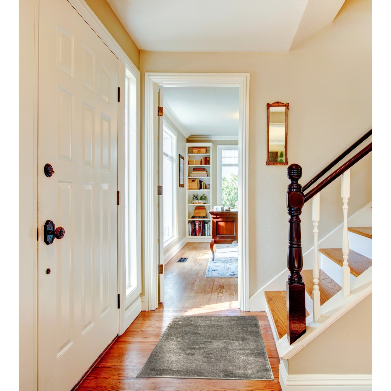 Stair Treads Non Skid Safety Stair Mat Slip Resistant Landing Rug Includes Adhesive Tape