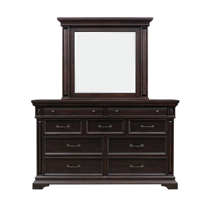 Stamford Mirror Brown