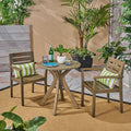 Stamford Outdoor 5 Piece Acacia Wood Dining Set Wit Straight Legged Dining Table By Christopher Knight Home