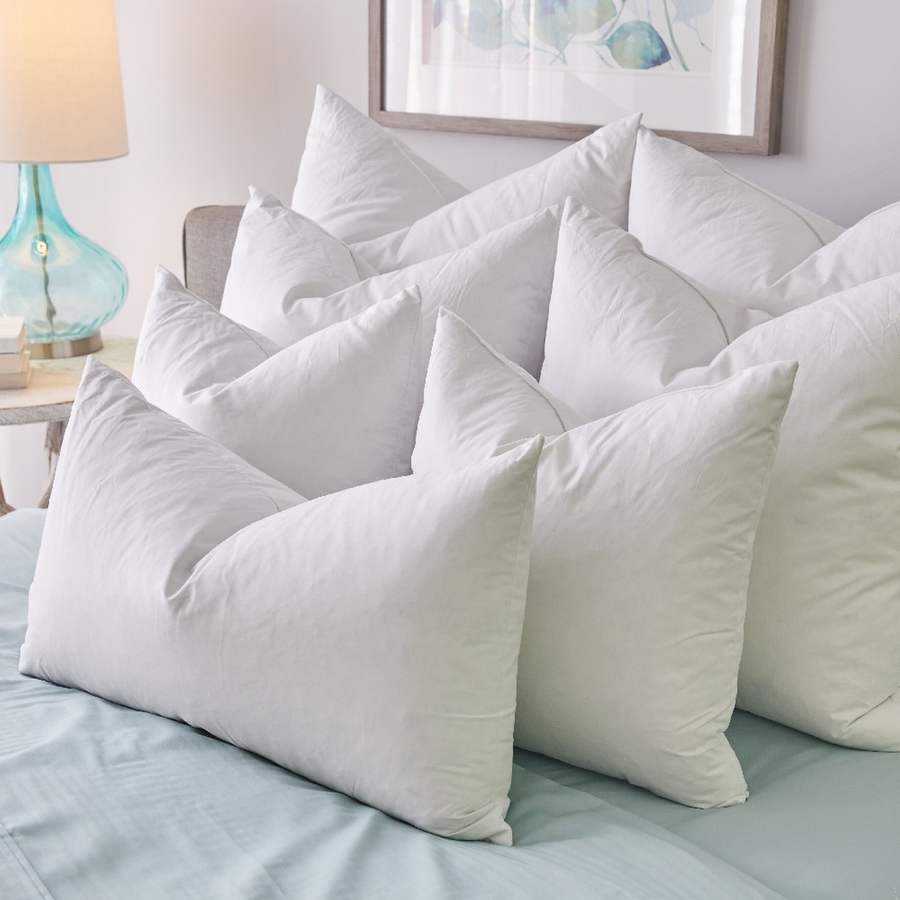 Standard And King Feather Sham Fillers White