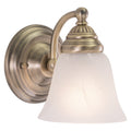 Vaxcel Standford 1L Wall Light Antique Brass
