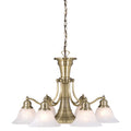 Vaxcel Standford 7L Chandelier Antique Brass