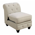 Stanford Ii Sofa Chair Ivory Fabric