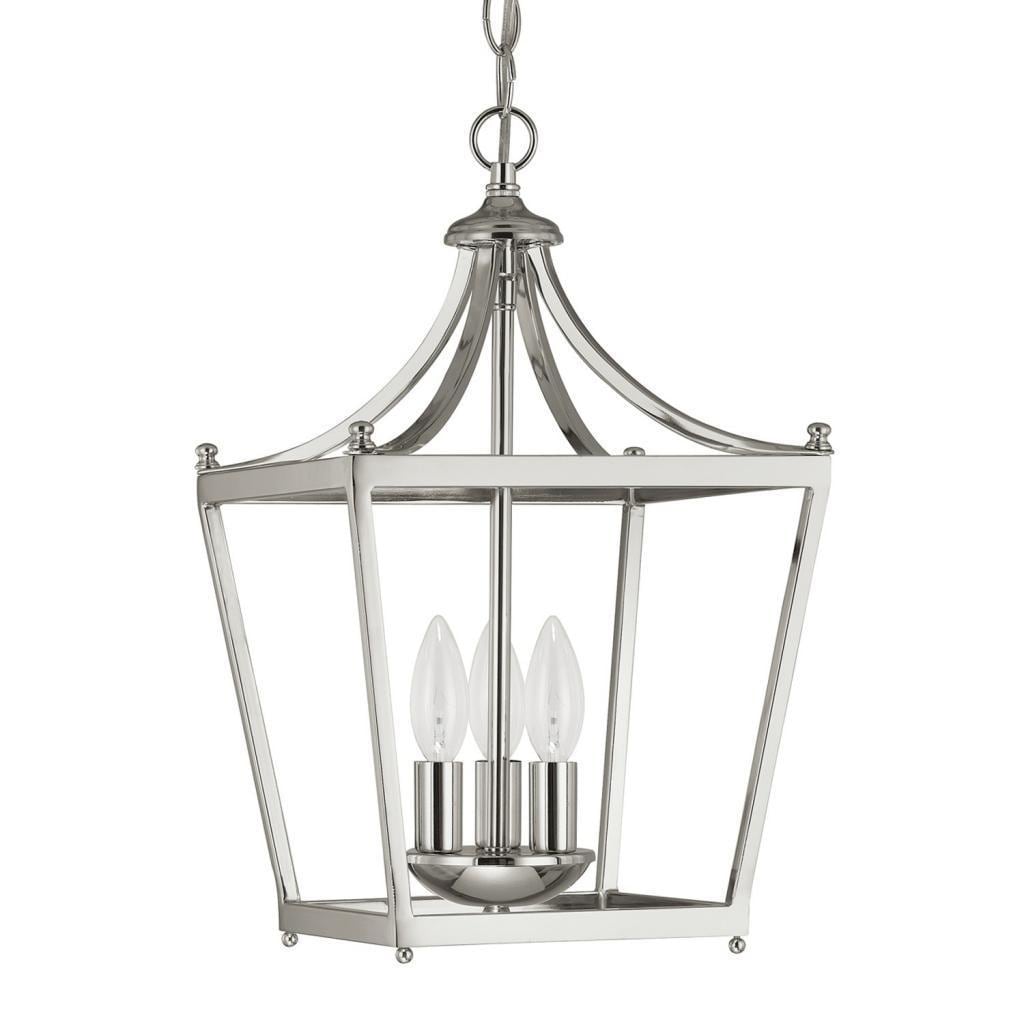 Capital Lighting Stanton Collection 3 Light Polished Nickel Pendant