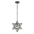 Star 12 Inch Wide 1 Light Mini Pendant In Oil Rubbed Bronze