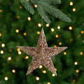 5.5 Rose Gold Star Shaped Christmas Ornament
