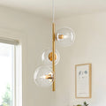 Starsky 3 Light Sputnik Linear Pendant For Kitchen Island Dining Room