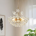 Starsky 8 Light Sputnik Unique Statement Crystal Chandelier