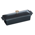Staub Cast Iron 1.5 Qt Large Rectangular Terrine Matte Black
