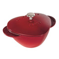 Staub Cast Iron 1.75 Qt Heart Cocotte Cherry