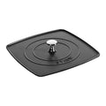 Staub Cast Iron 10.3 Square Grill Press Matte Black Fits 12 Grill Pan