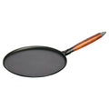 Staub Cast Iron 11 Crepe Pan With Spreader Spatula Matte Black