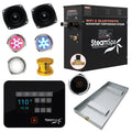 Steamspa Bkt600 A Black Series 6Kw Quickstart Steam Bath Generator Package