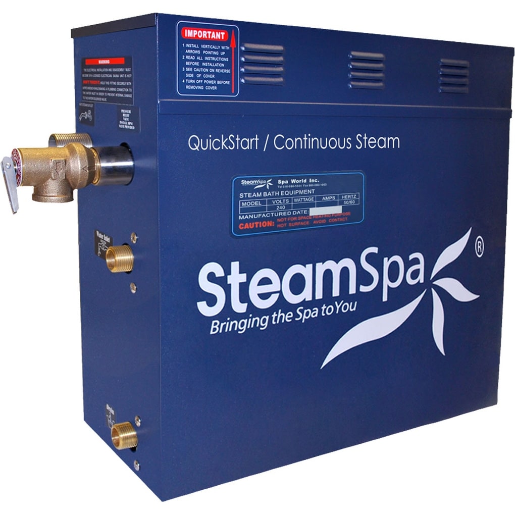 Steamspa D 750 Quickstart 7.5 Kw Steam Bath Generator N A N A
